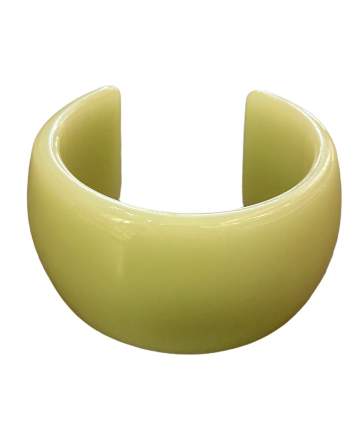 Bracelet manchette vert d'eau - S