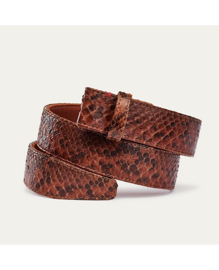 Ceinture python moka - Claris virot