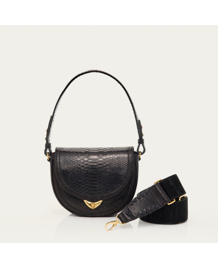 Sac python victoria noir - Claris virot