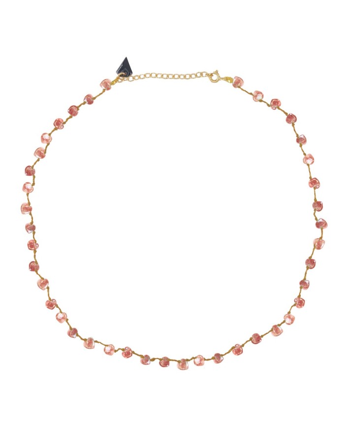 Collier coeur strawberry - Mon precieux