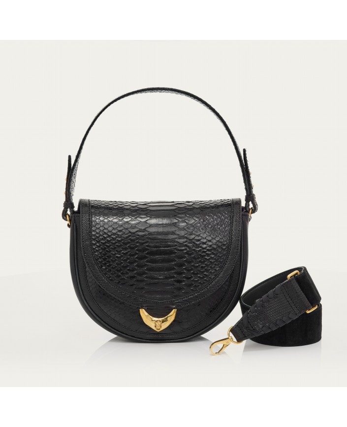 Sac python  big victoria noir - Claris virot