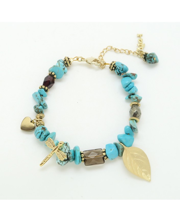 Bracelet petra turquoise - Ata-i