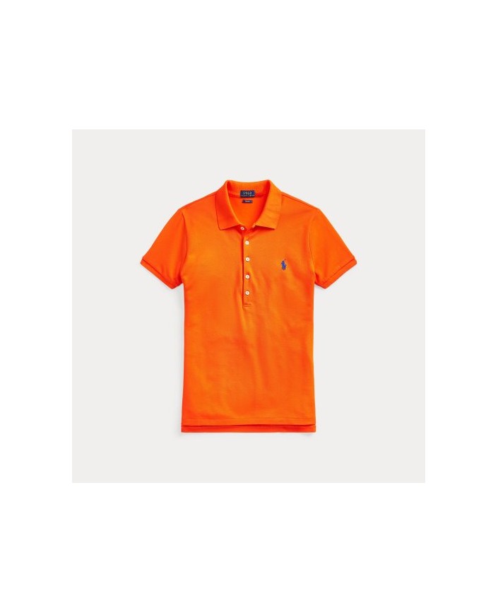 Polo julie slim sailing orange - Ralph lauren