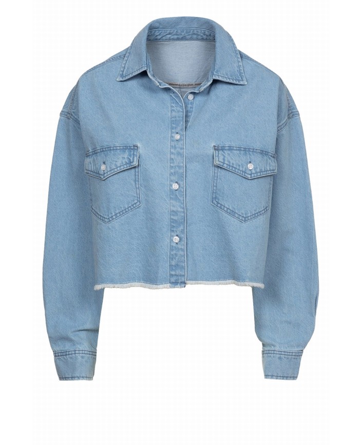 Chemise jean jyvais light blue - Ame