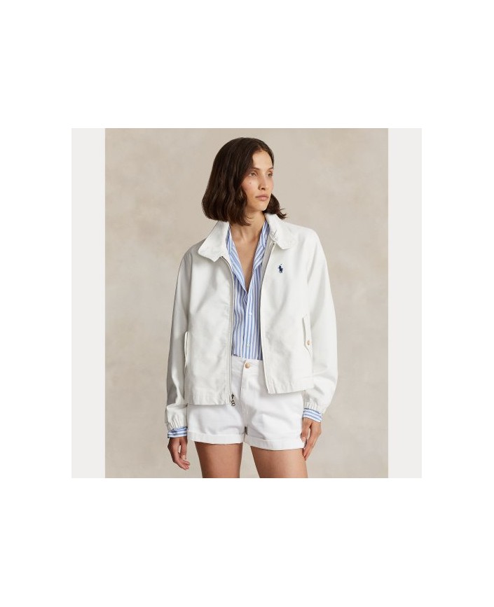 Veste windbreaker blanc delavé - Ralph lauren