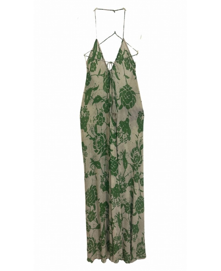 Robe formentera green flower - Marlo