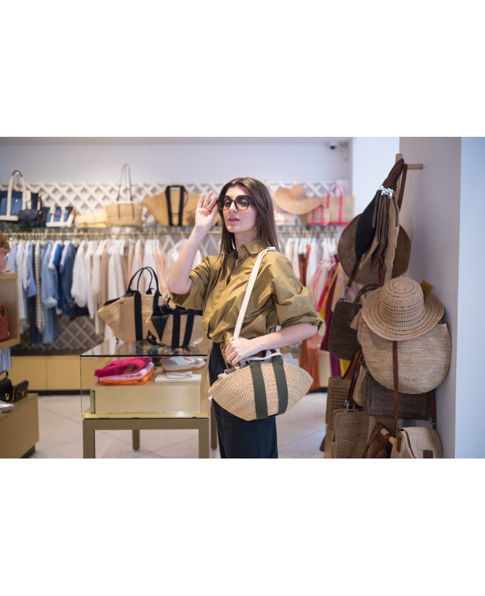 Sac mini sophie natural kaki Muun Michele Noelle