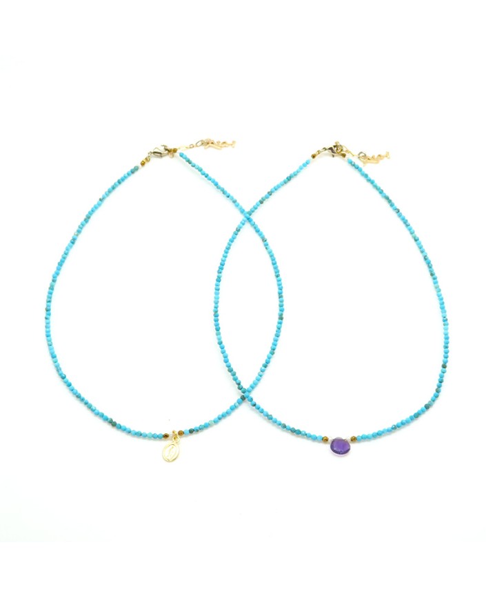 Collier josephine turquoise - Ata-i