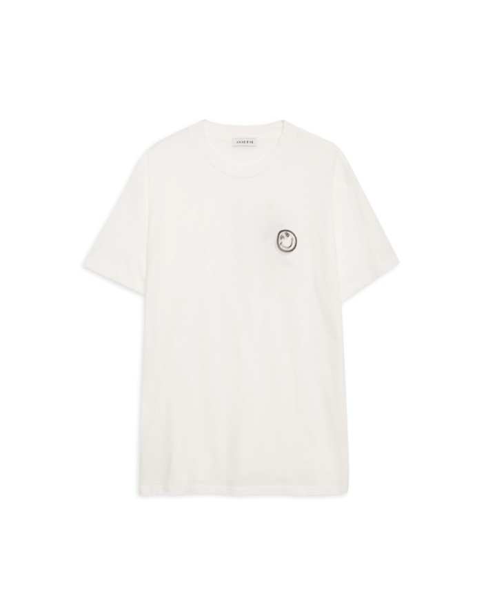 T-shirt walker tee trip ivory - Anine bing