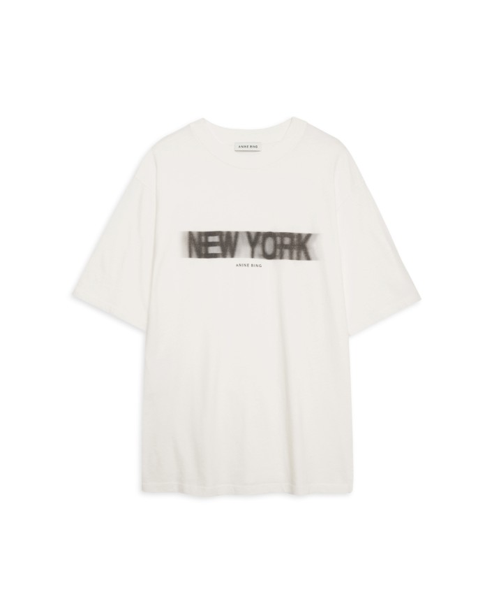 T-shirt cason tee blur ivory - Anine bing