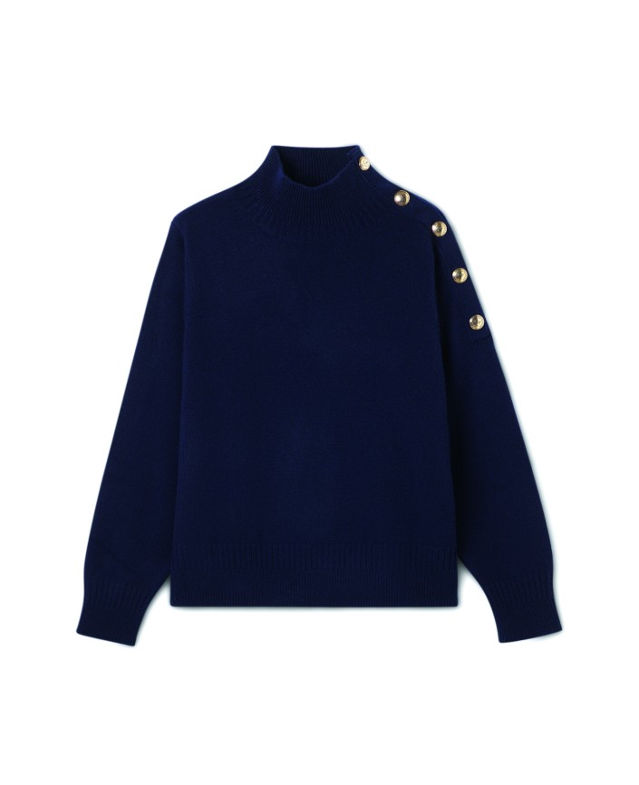 Pull col montant oversize - Bompard