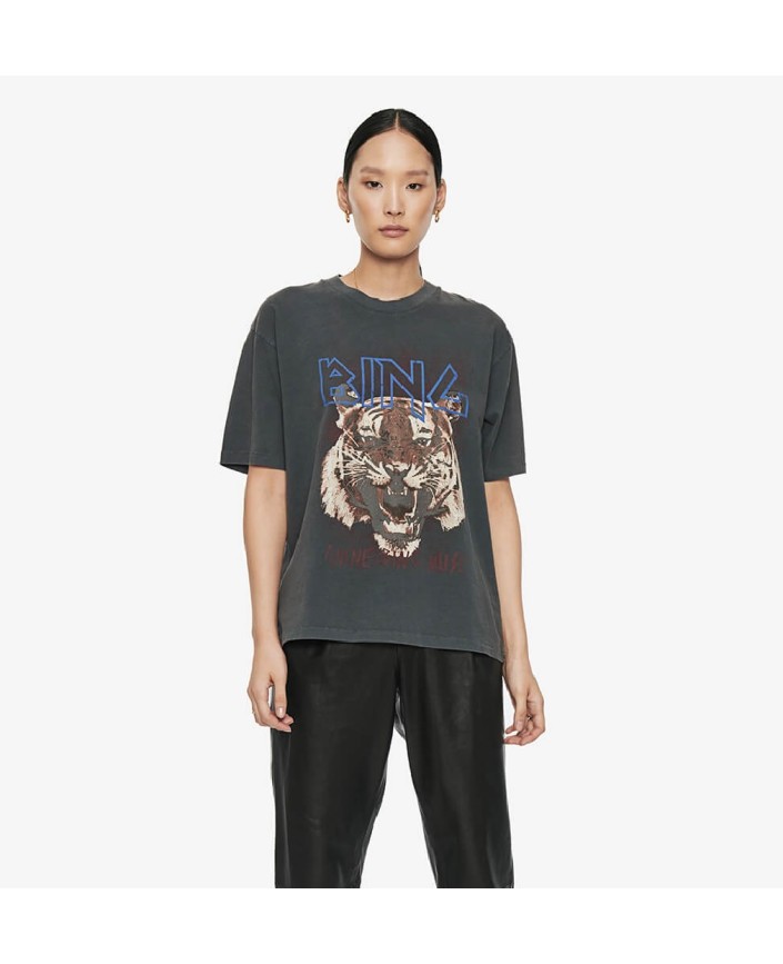 T-shirt tiger bing noir - Anine bing