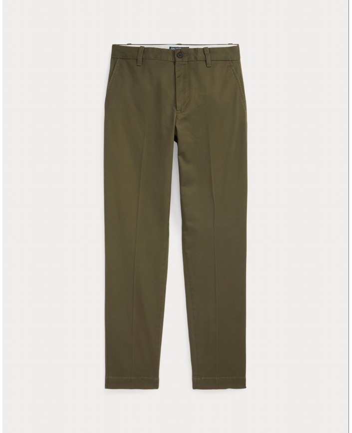 Pantalon chino 7/8 ankle olive - Ralph lauren