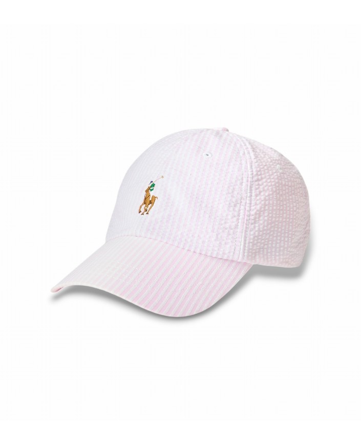 Casquette woven carmel pink - Ralph lauren