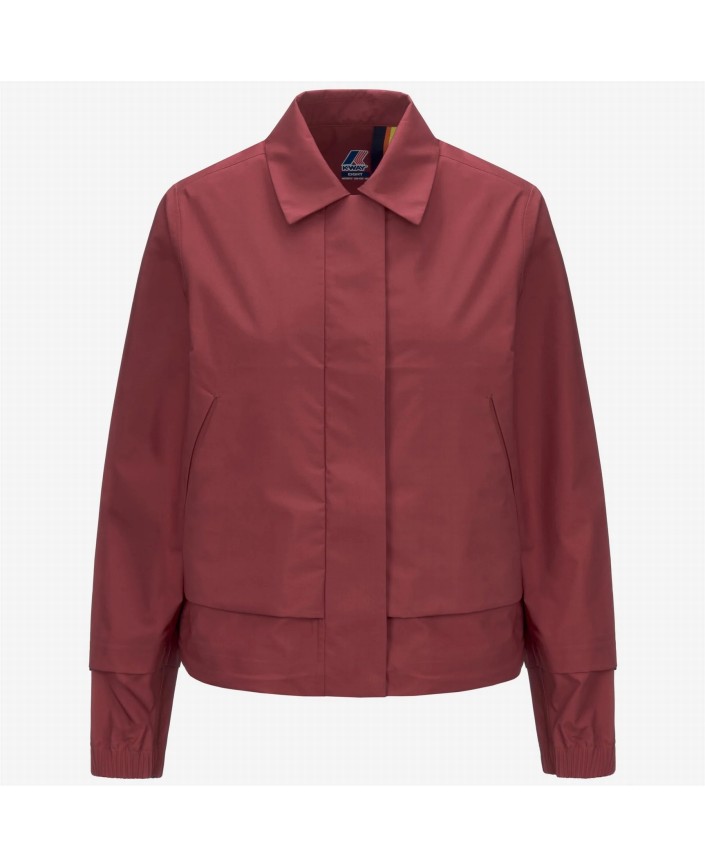 Veste isarty poplin red - K-way