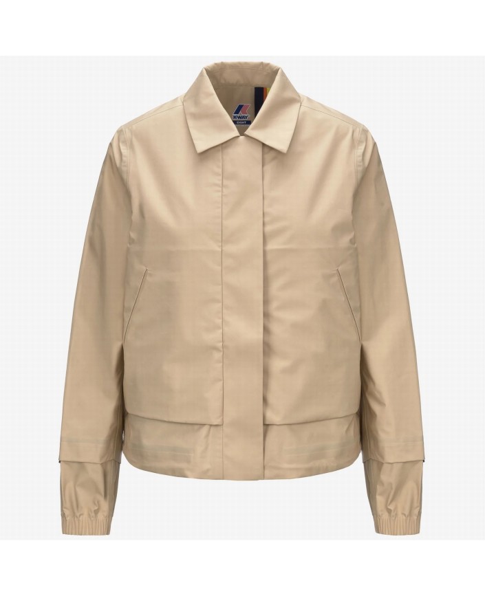 Veste isarty poplin beige - K-way