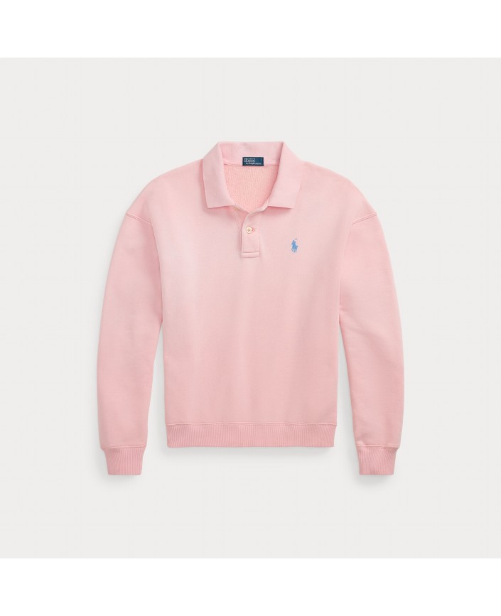 Polo polaire leger pink sand - Ralph lauren