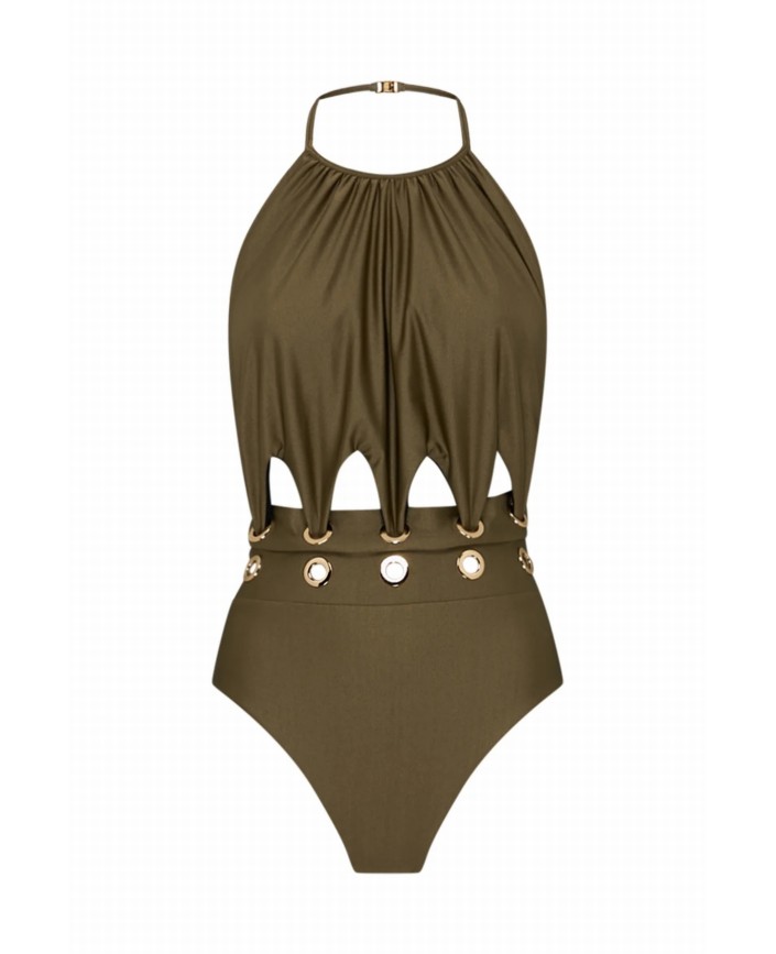 Maillot de bain deesse taupe - Maiô