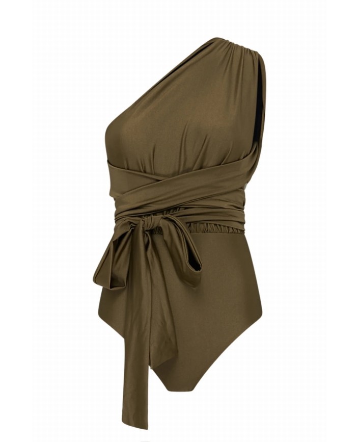 Maillot de bain gaia taupe - Maiô